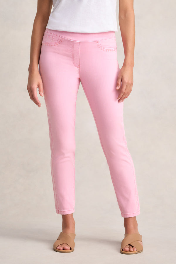 Bengajean® Embroidered Pocket - Petal Pink