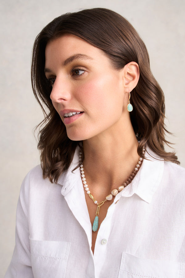 Stone Droplets - Blue