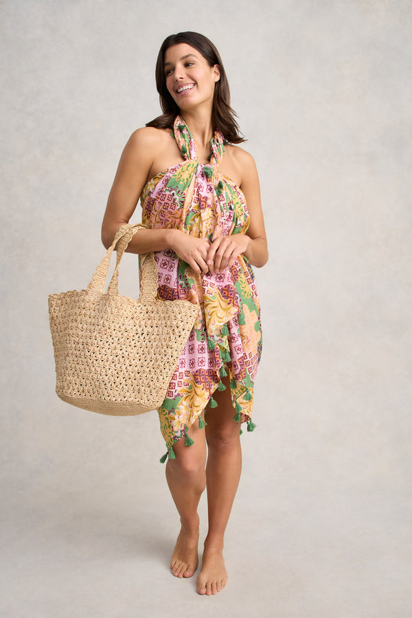 Chyka Patchwork Print Sarong