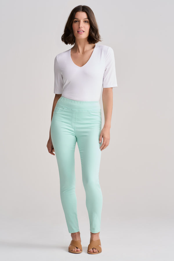 Bengajean Ankle Length Skinny Leg - Sweet Lime