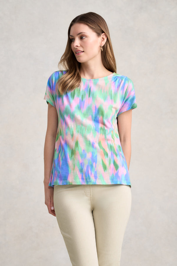 Printed T-Shirt - Tie Dye Print