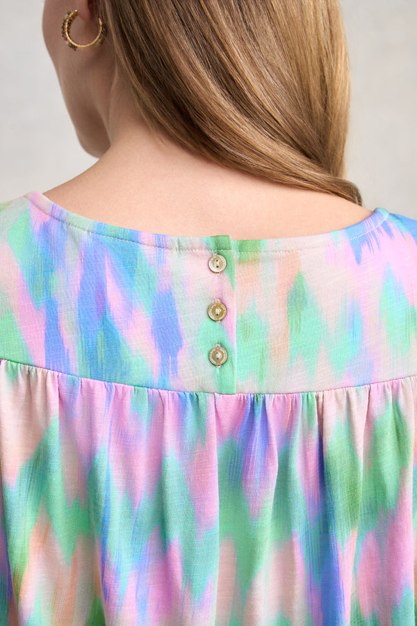 Printed T-Shirt - Tie Dye Print