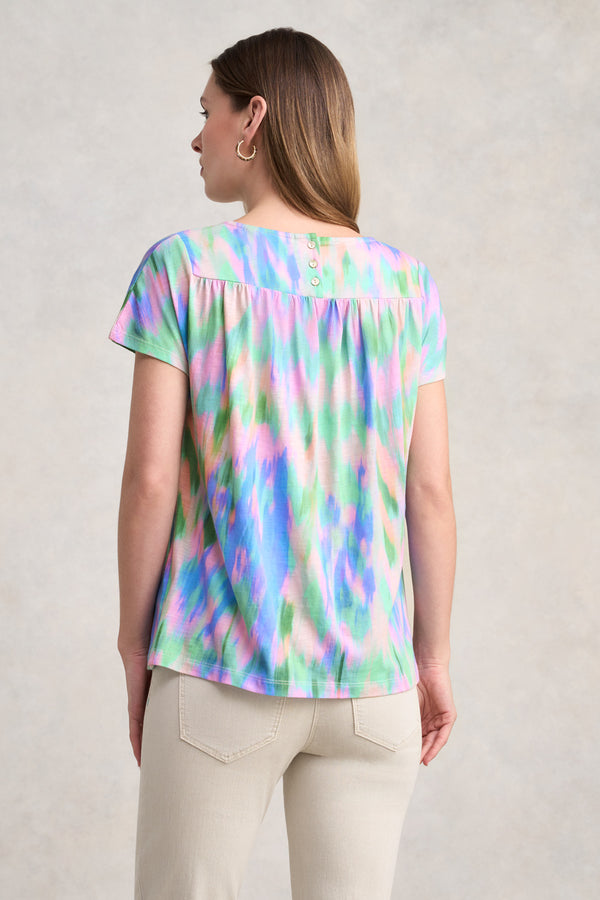 Printed T-Shirt - Tie Dye Print