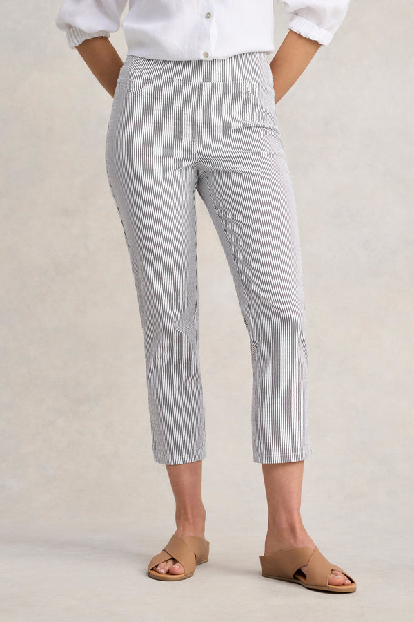 Bengajean® ¾ Seersucker - Black / White Stripe