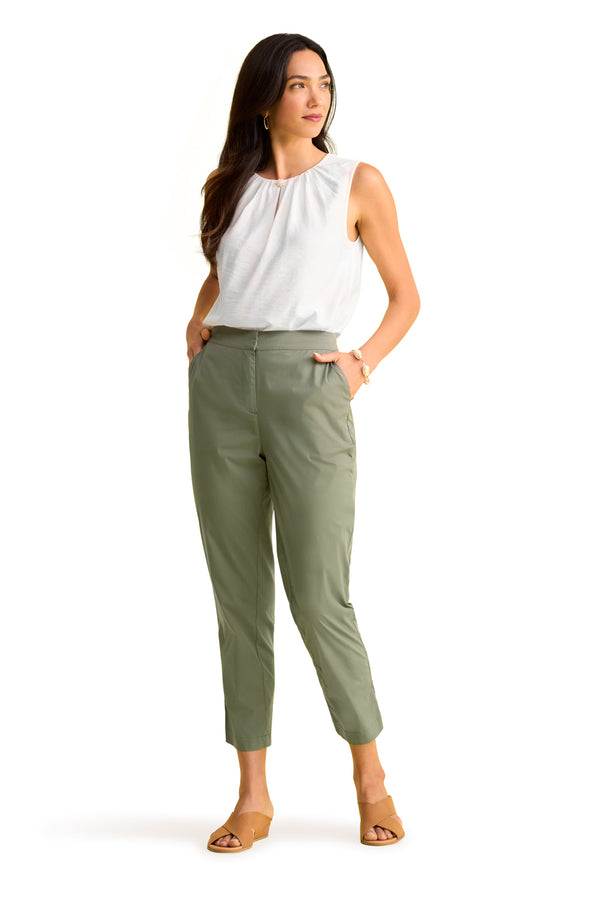 Lightweight Cotton Pant - Khaki
