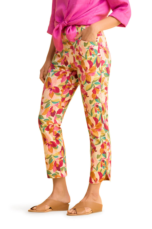 Printed Pant - Rococo White Print