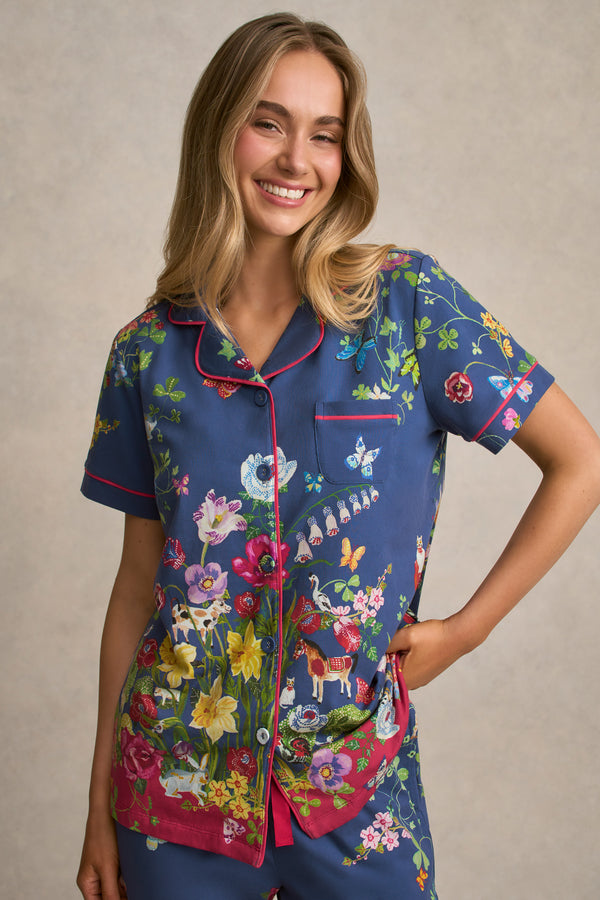 Nathalie Lété Ladies PJ Set - Secret Grove Print