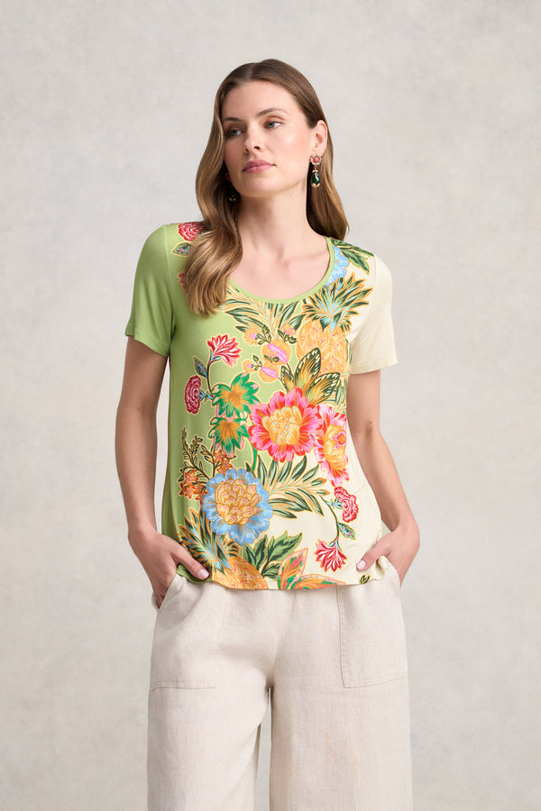 Printed T-Shirt - Tropical Placement