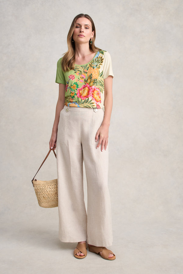 Printed T-Shirt - Tropical Placement