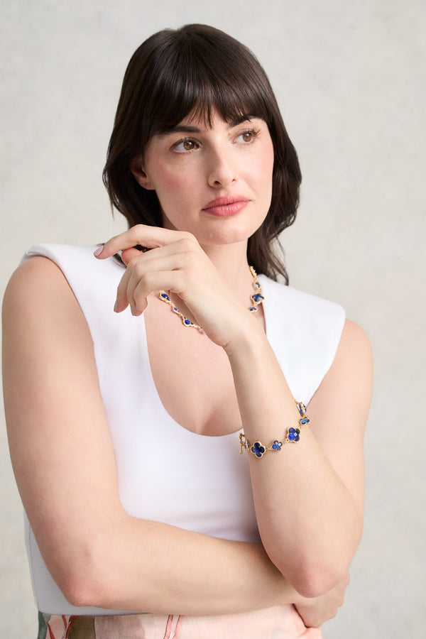 Clover Bracelet - Blue