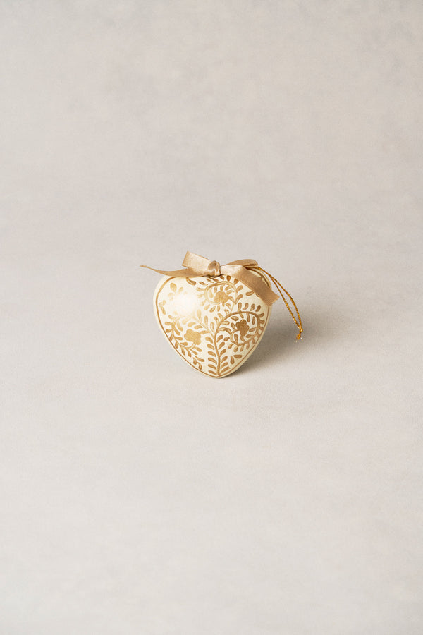 Heart Bauble - Gold