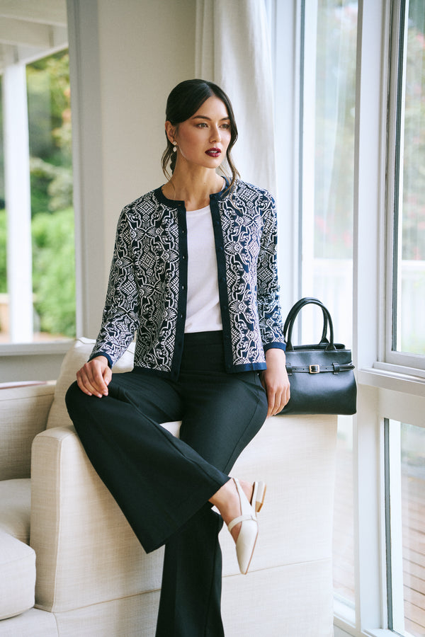 Bootleg Ponte Pant - Black