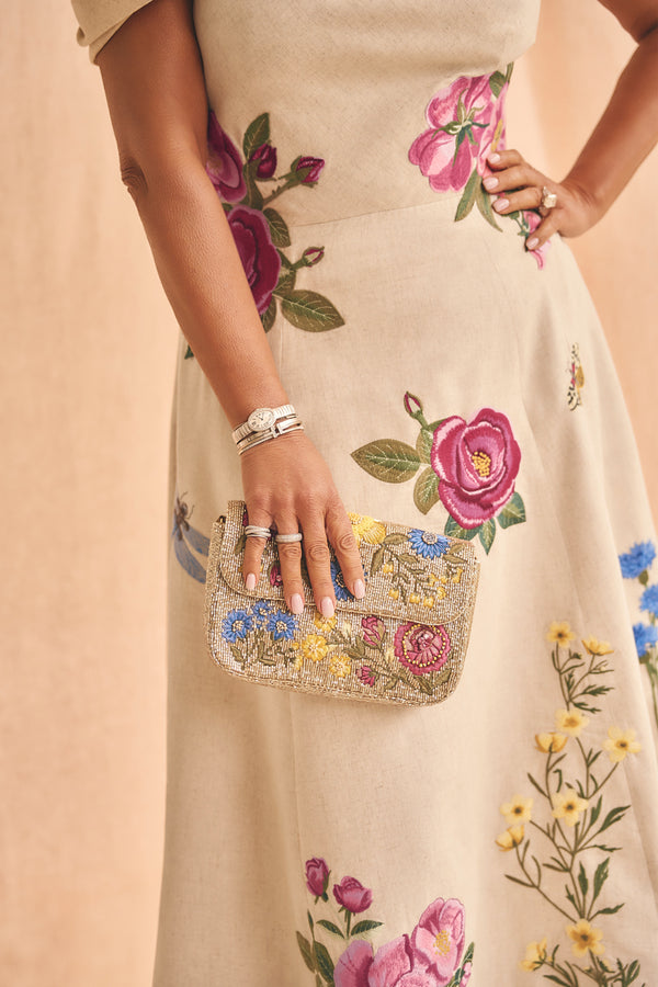 Chyka Embroidery Bag - Multicolour