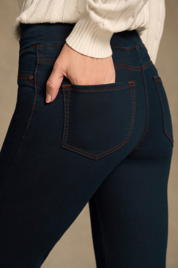 Bengajean® Good Earth Cotton® 7/8 Skinny Leg - Clean Denim Blue