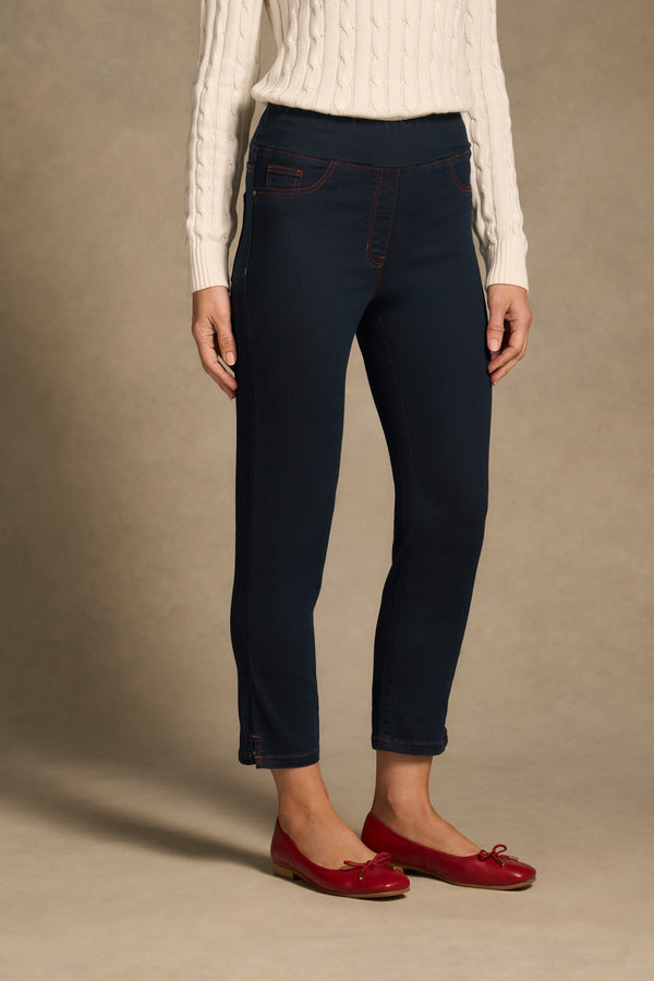 Bengajean® Good Earth Cotton® ¾ Slim Leg - Clean Denim Blue