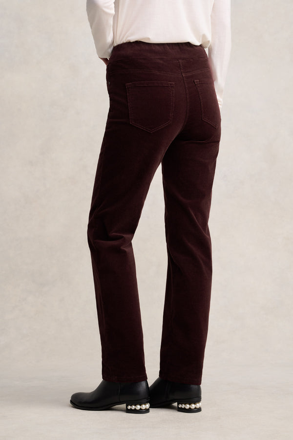 Bengajean® Cord Straight Leg - Burgundy