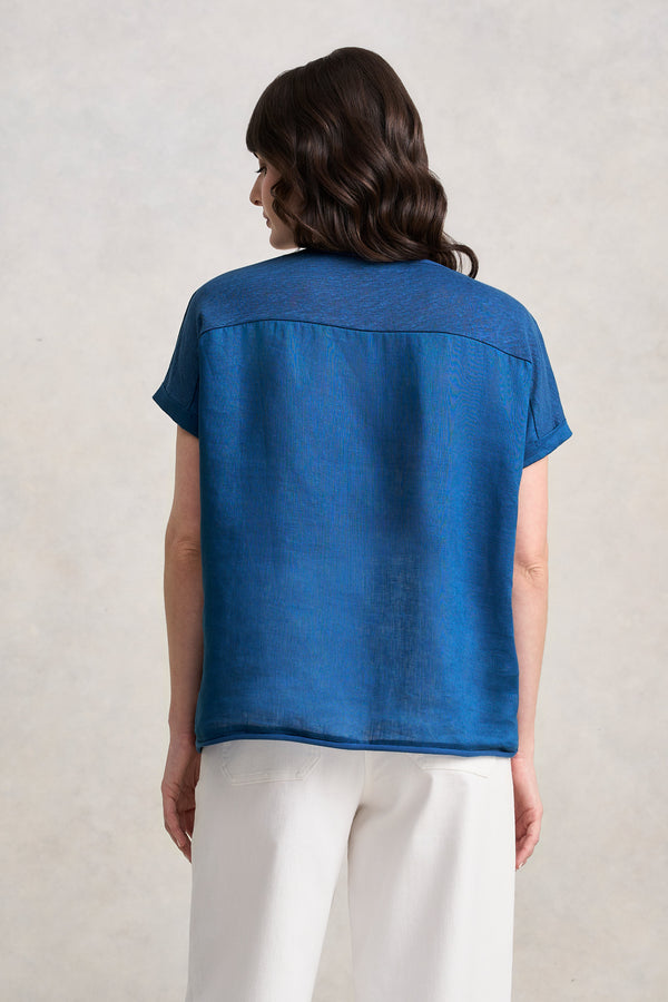 French Linen Gauze T-Shirt - Thenards