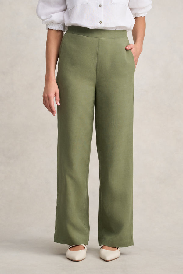 High Waisted Pant - Sage Green