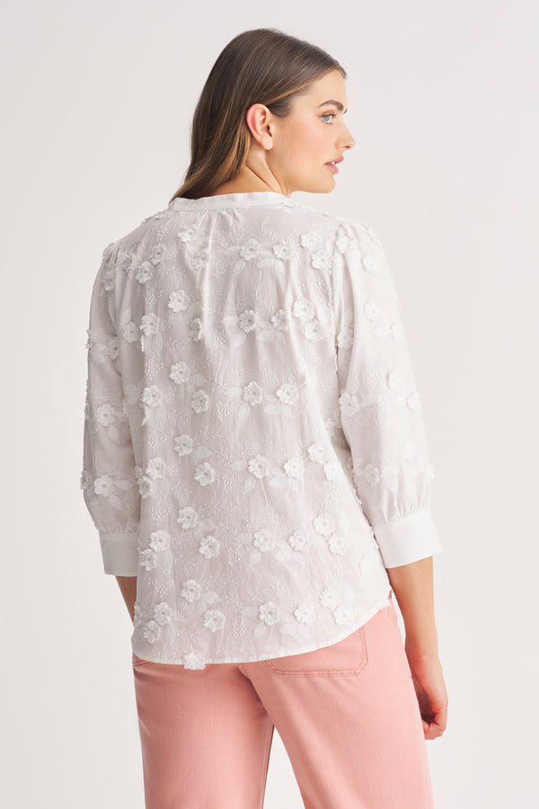 3D Embroidered Blouse