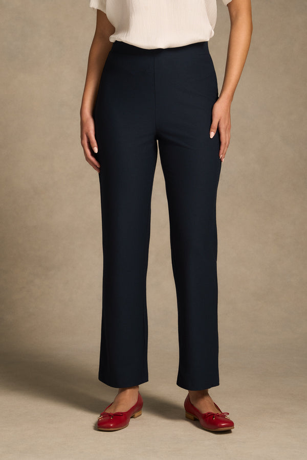 Stretch Crepe Tapered Pant - Ink