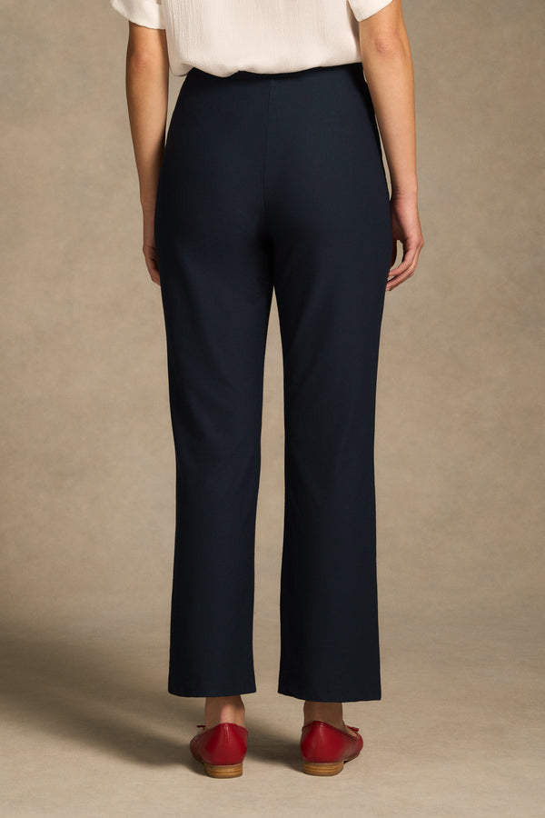 Stretch Crepe Tapered Pant - Ink