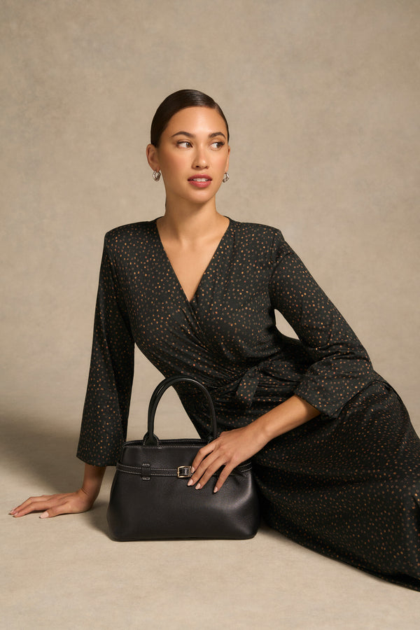 Mercerised Cotton Dress - Dappled Print