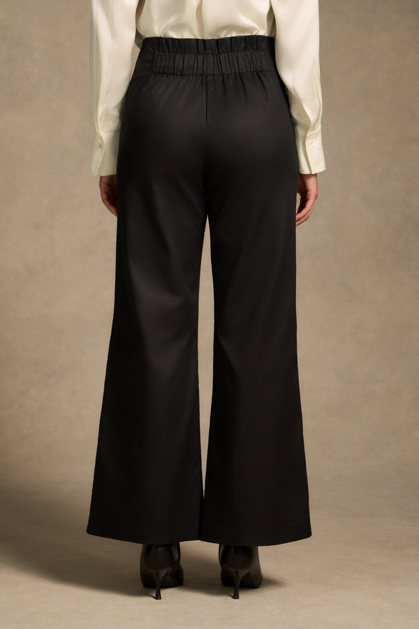 High Waisted Bootleg Pant - Black