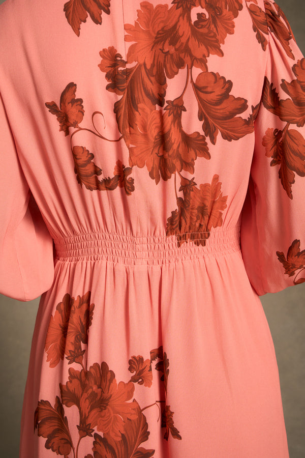 Ruffle Detail Dress - Sienna Floral Print