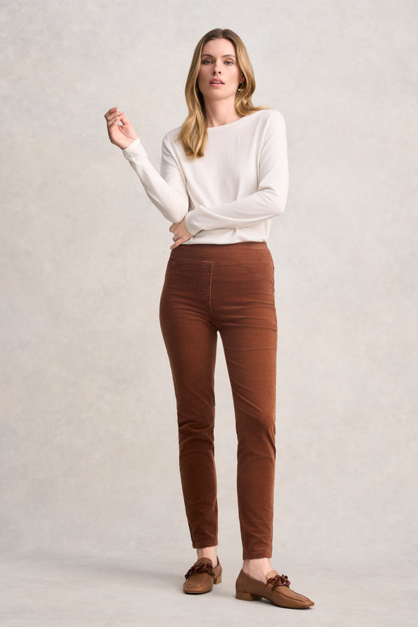 BENGAJEAN CORD SKINNY LEG - CINNAMON
