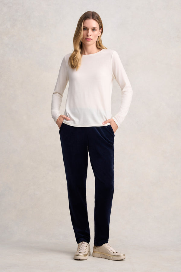 Wool Jersey Tee - Cream