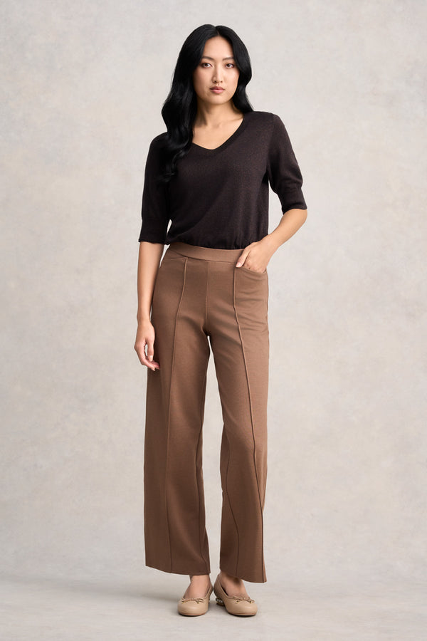 Wide Leg Pant - Camel