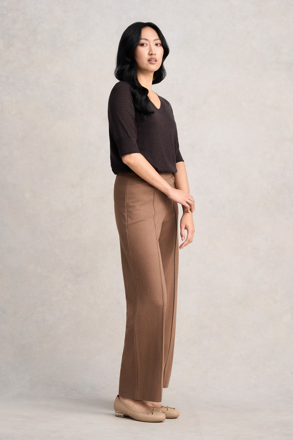 Wide Leg Pant - Camel