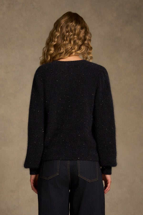 Puff Sleeve Jumper - Starry Night