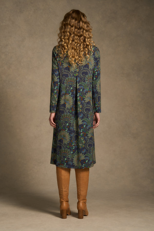 Jersey Midi Dress - Winter Chintz Print