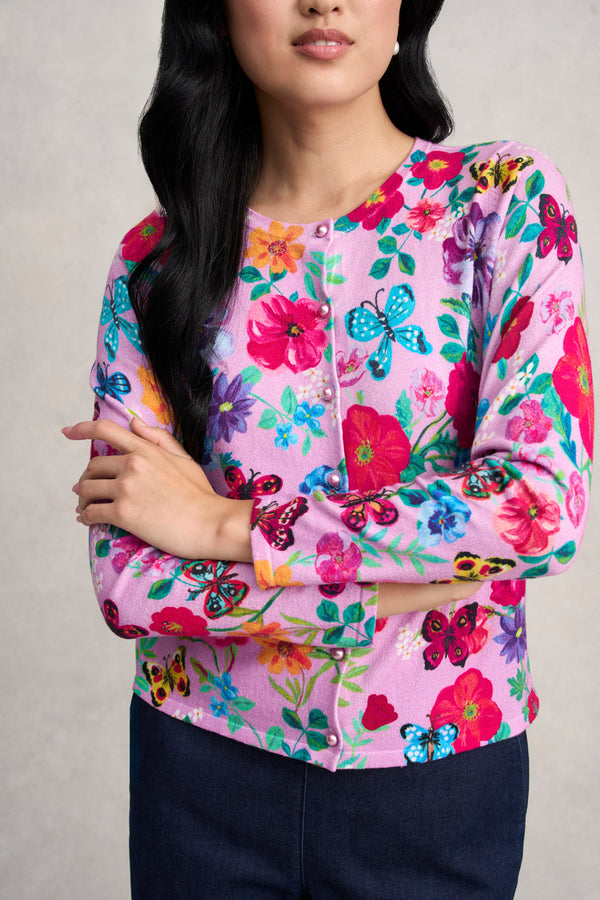 Nathalie Lété Cardigan - Lété Lilac Butterfly