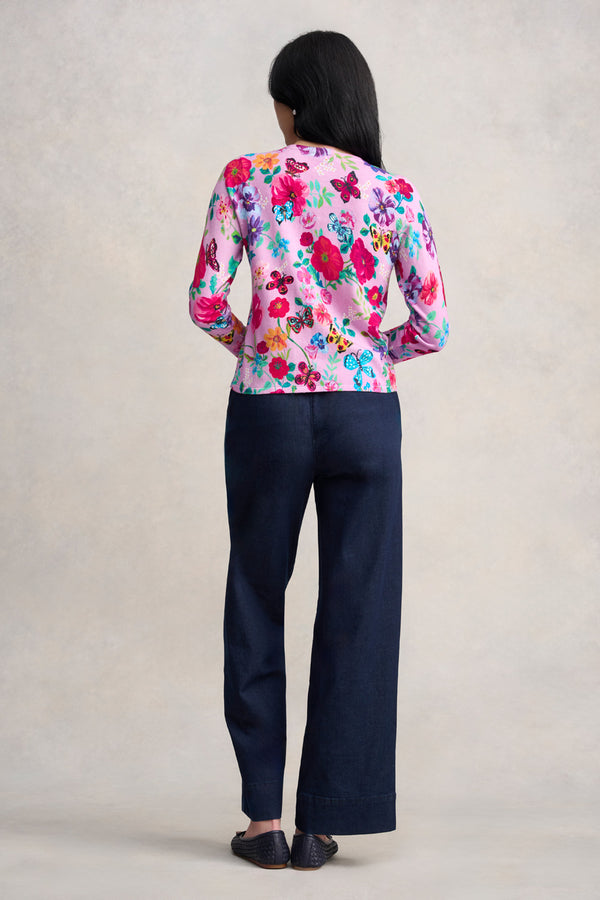 Nathalie Lété Cardigan - Lété Lilac Butterfly