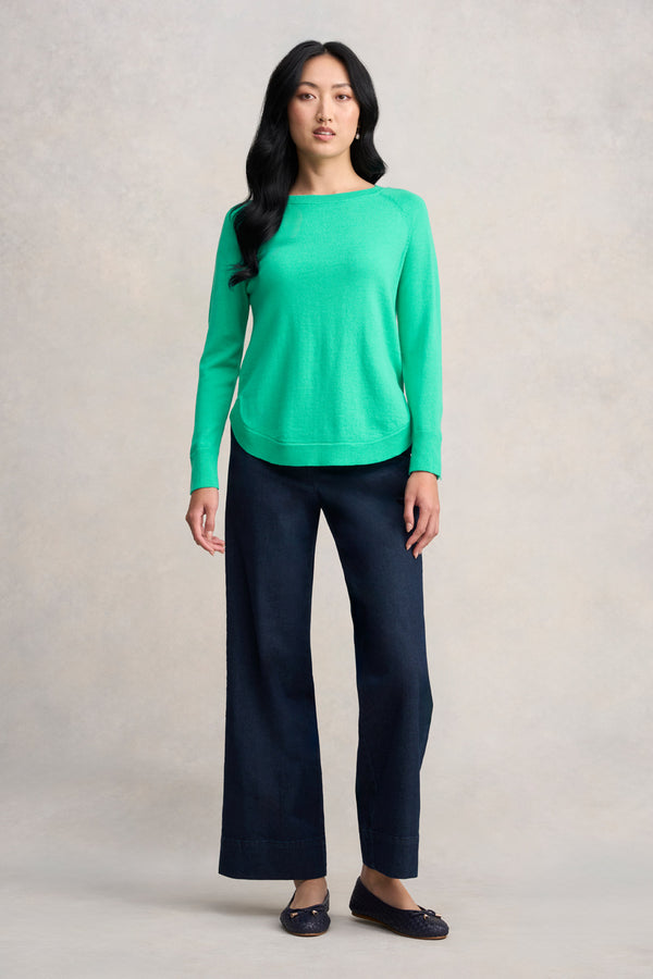 Extra Fine Merino Jumper - Bright Apple