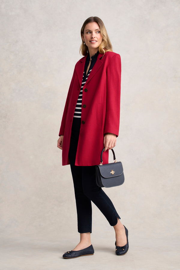 Wool Coat - Rouge