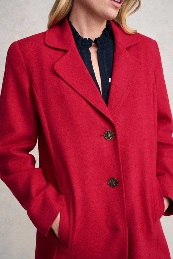 Wool Coat - Rouge