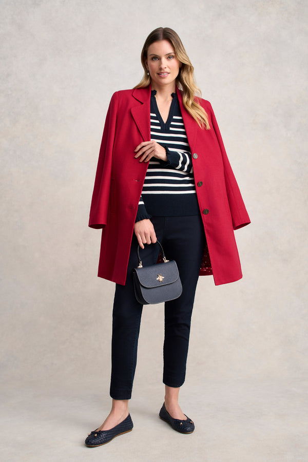 Stripe Wool Jumper - Cream & Ink Stripe