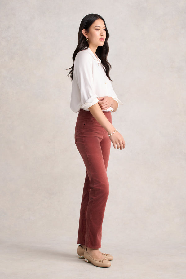 Bengajean® Velvet Straight Leg - Rosewood