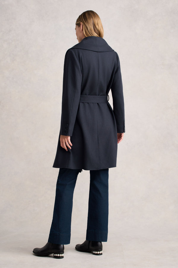 Wool Coatigan - Steel Grey