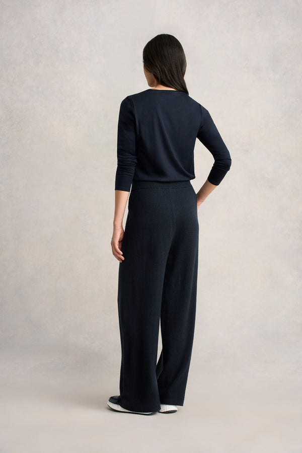 Wool Cashmere Pant - Ink