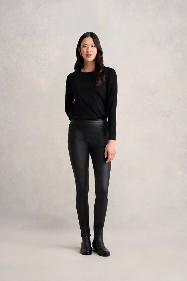 Bengajean® Skinny Leg Coated - Black