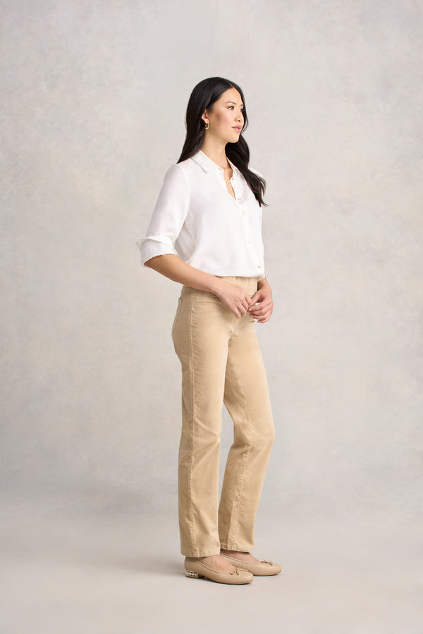 Bengajean® Velvet Straight Leg - Light Sable