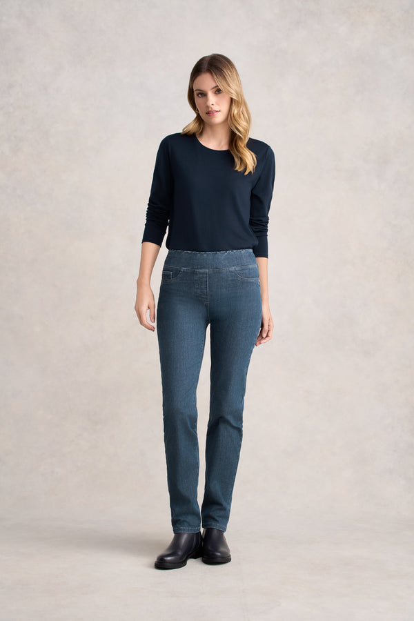 Bengajean® Straight Leg - Indigo Grey Wash