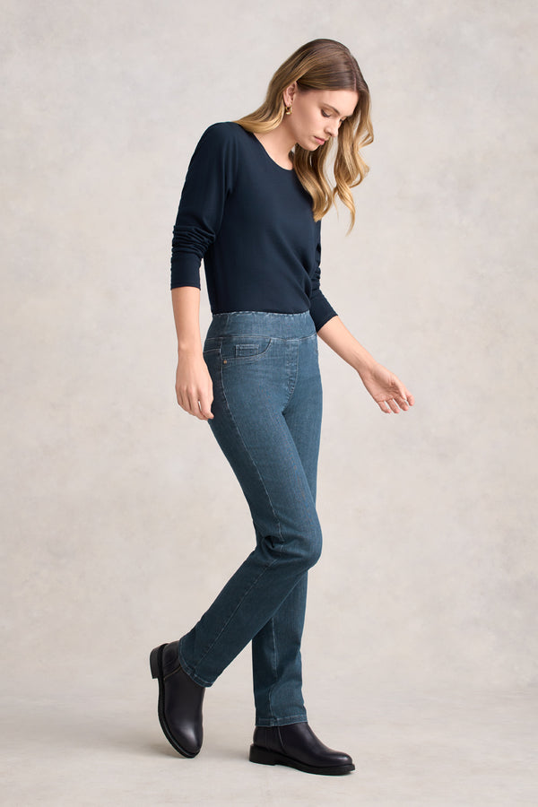 Bengajean® Straight Leg - Indigo Grey Wash