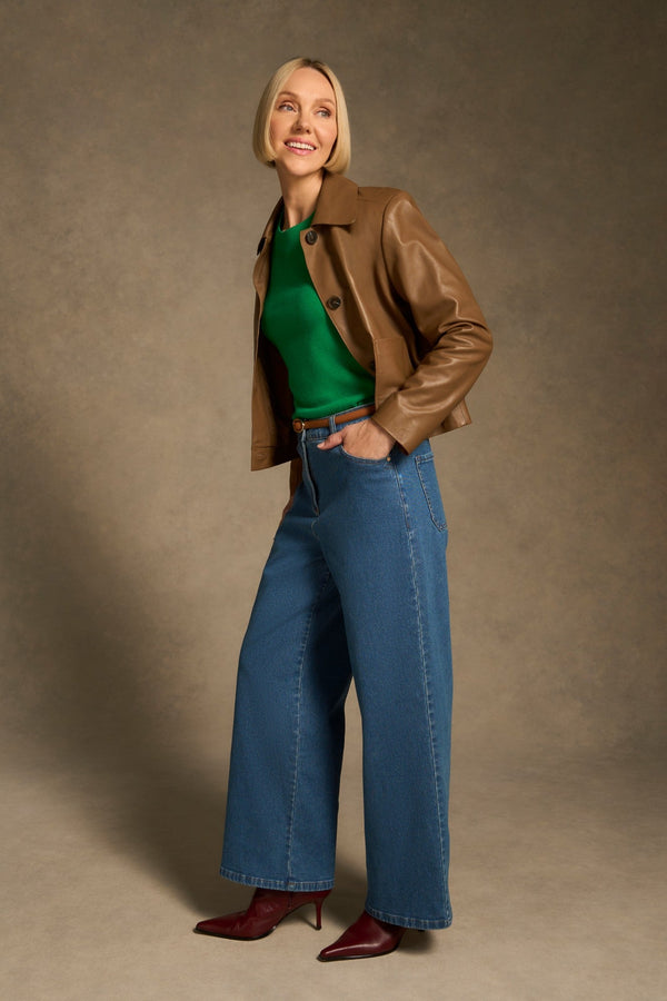 Merino Wool Jumper - Emerald