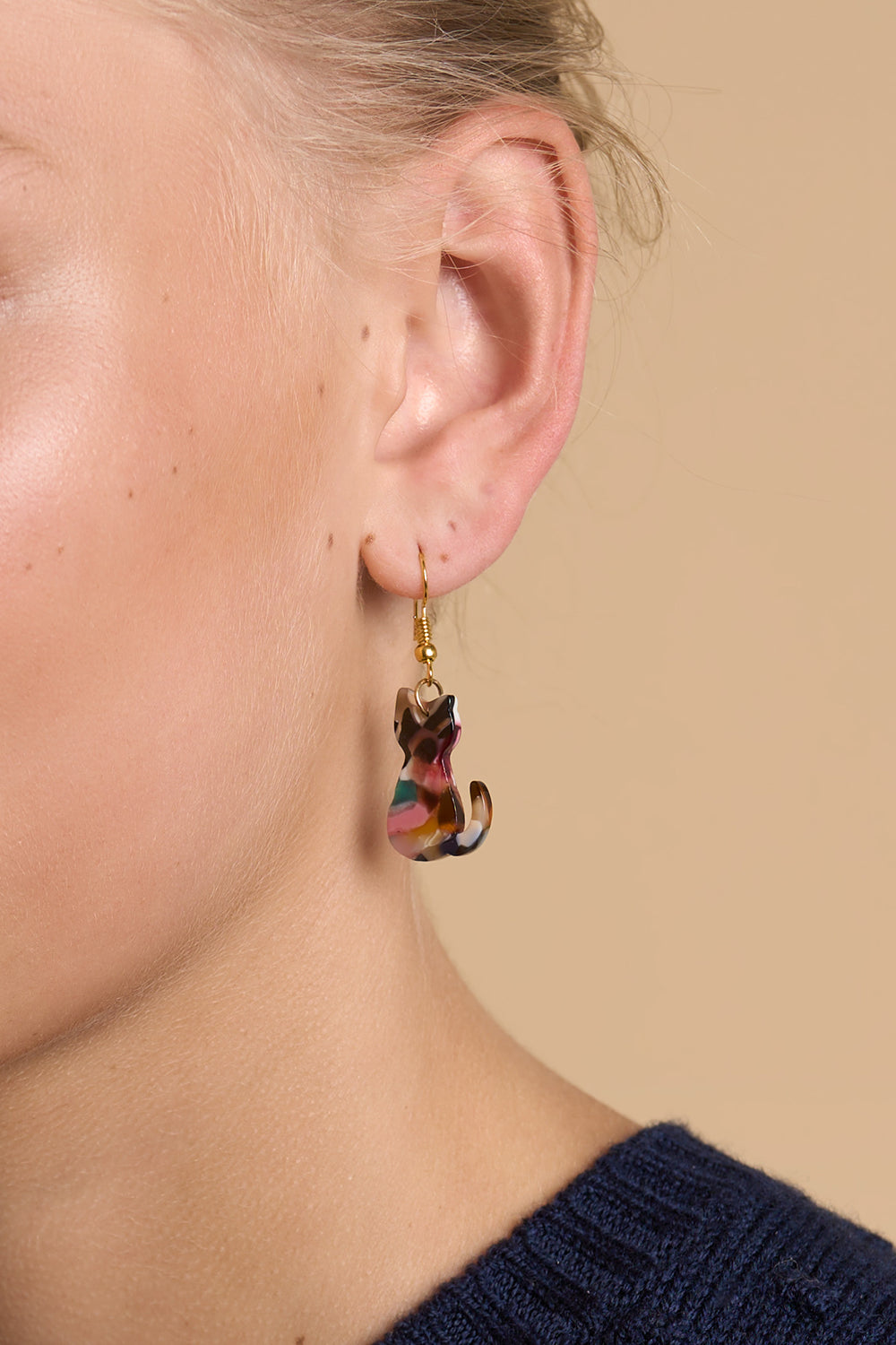 Les nereides sales cat earrings