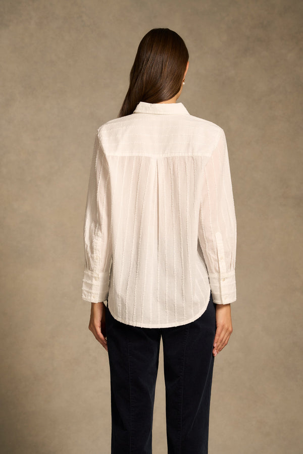 Textured Classic Shirt - White